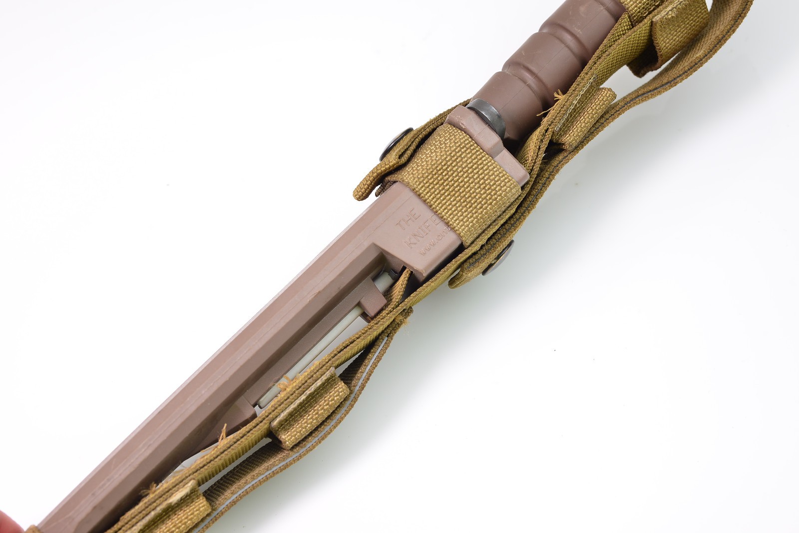 Vintage OKC 3S Survival Camping Hunting Knife Genuine + Scabbard Ontario Co USA