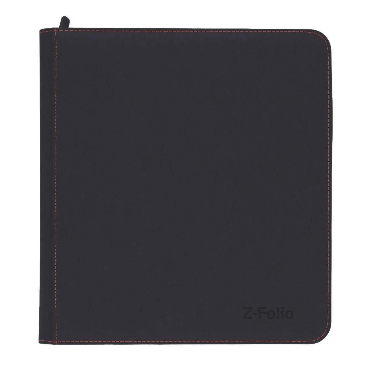 BCW Z-Folio 12-Pocket ZIPPER Album - Black - FREE SHIP