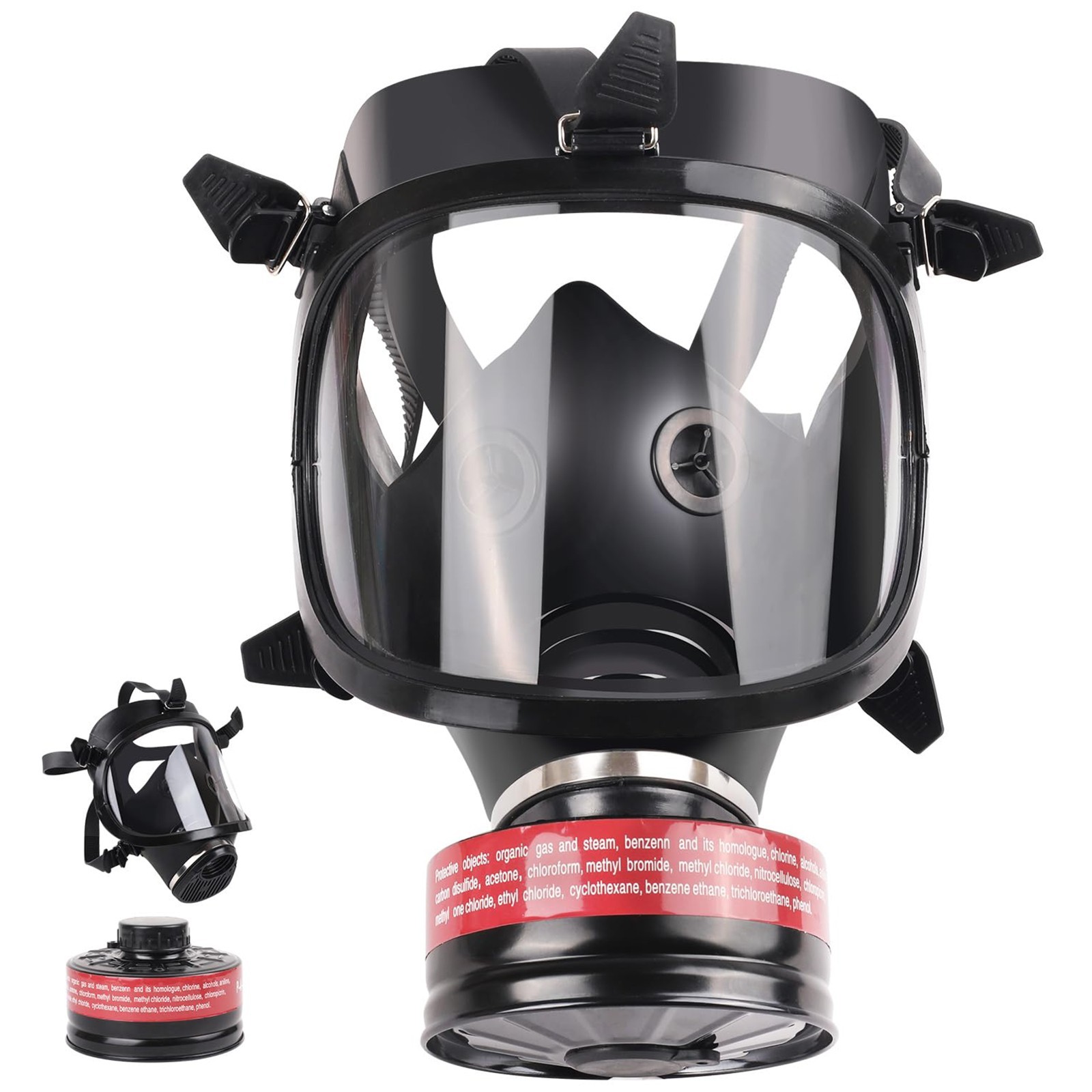 Ace Fire Full Face Respirator Gas Mask | P-A-2 Original NATO Approved Filter