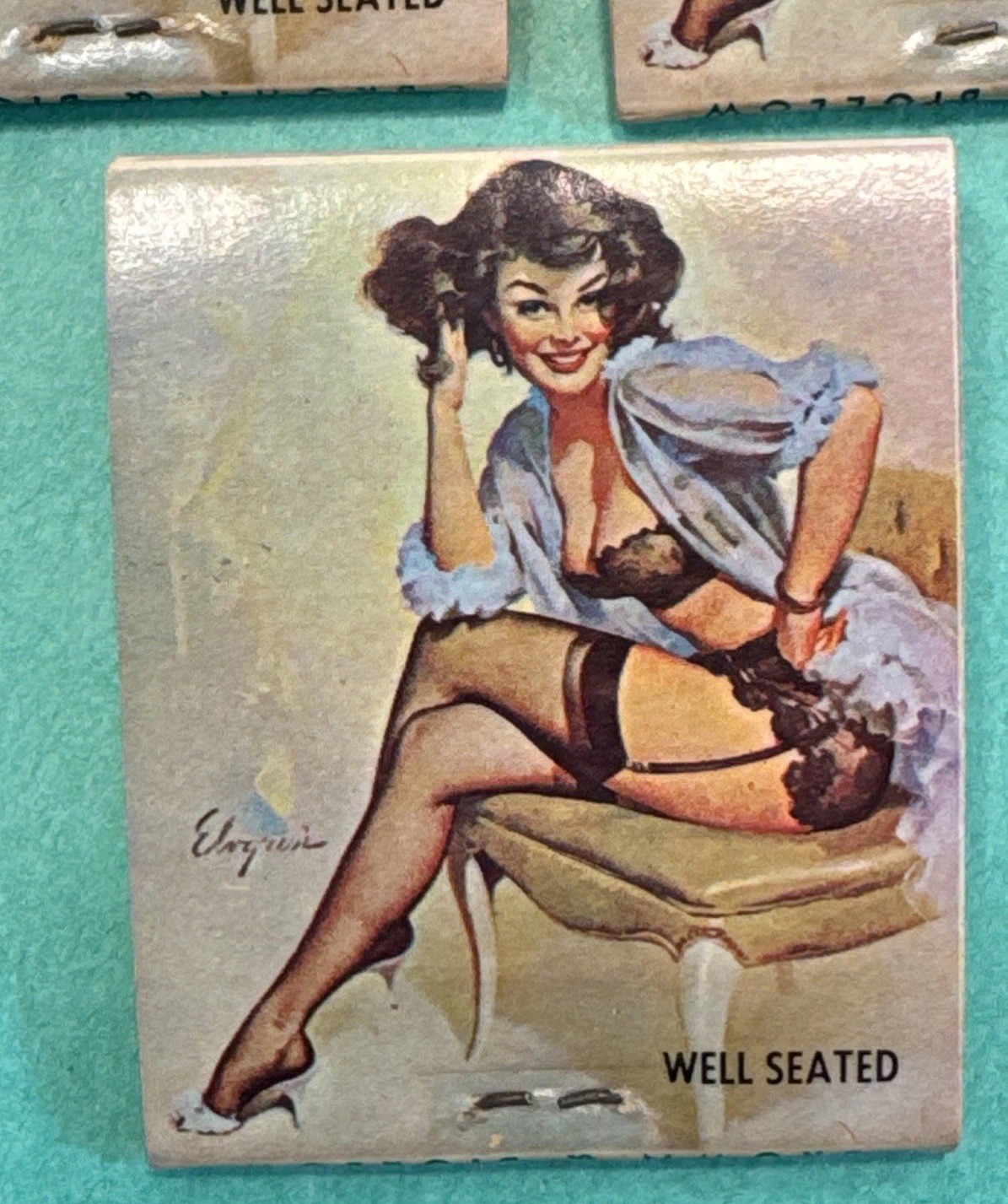 3 Grady Braddock's Savannah GA, Police Chief Felon, Elvgren Girlie Matchbooks