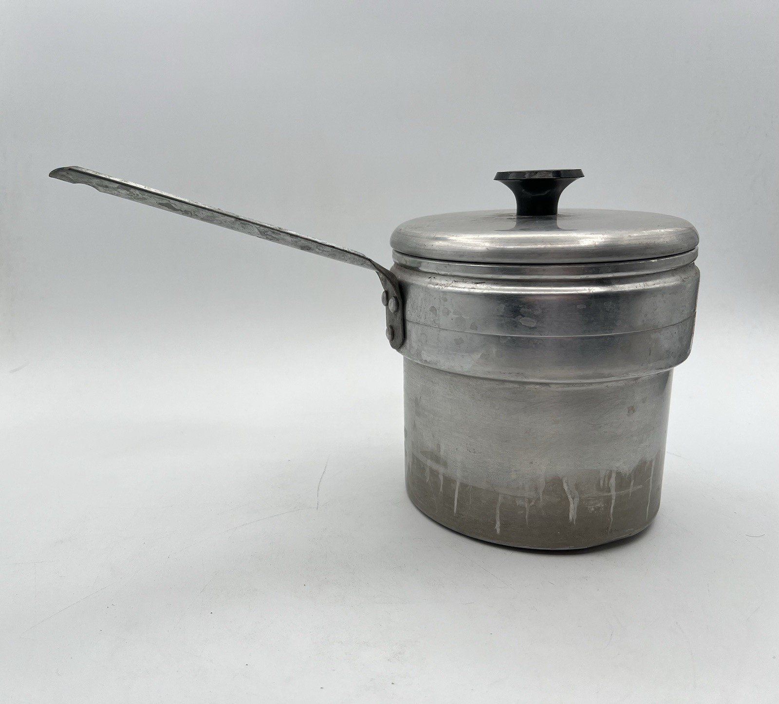 Vintage Comet Double Pot with Lid Camping Cookware Outdoor Retro Kitchen