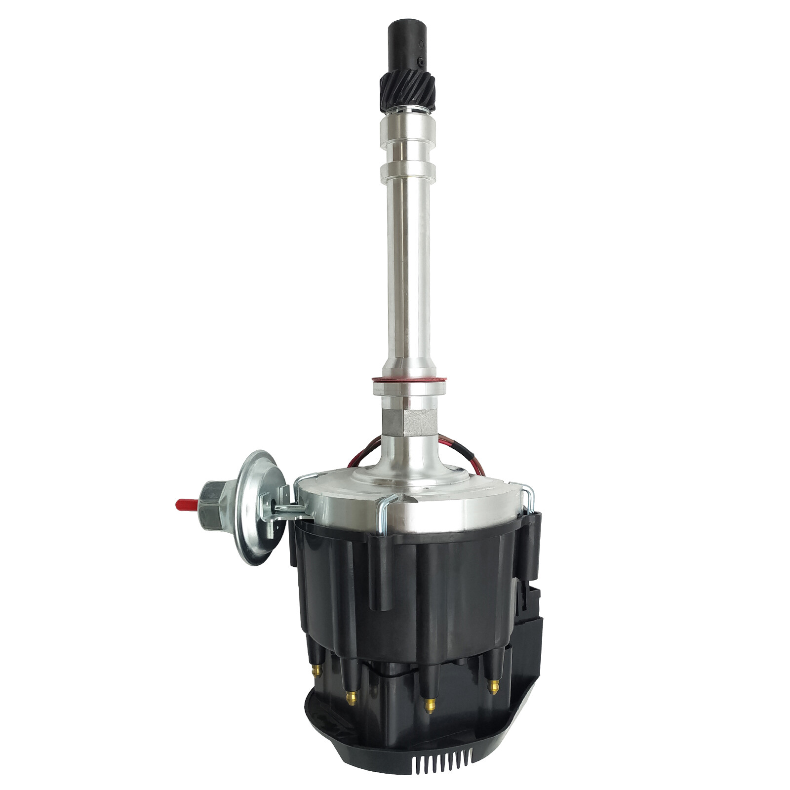 SBC BBC Chevy HEI Distributor Black Cap 65K Volt Coil - 283 305 350 396 427 454