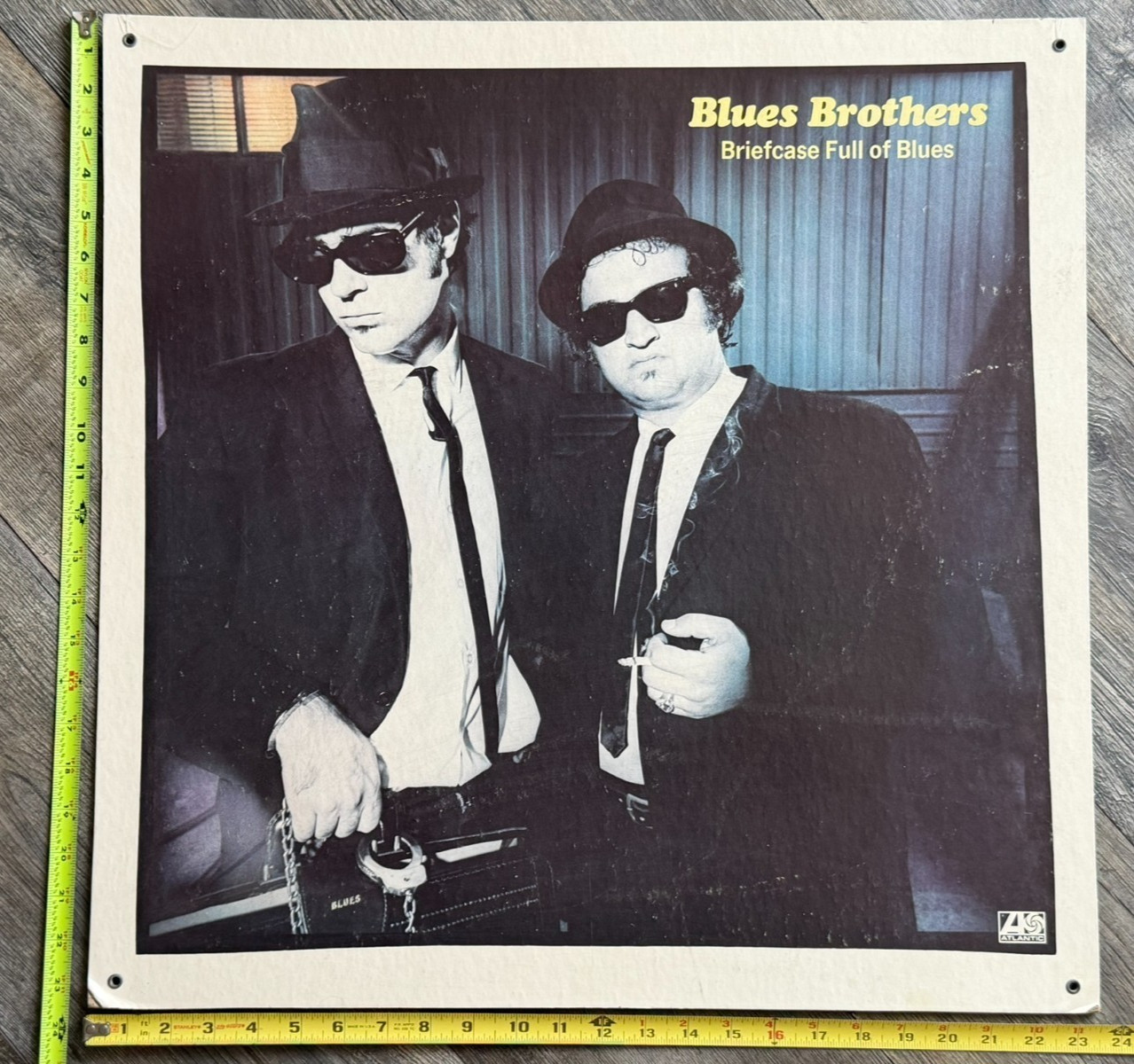 THE BLUES BROTHERS Poster Record Store Display 1978 Briefcase Full Of Blues