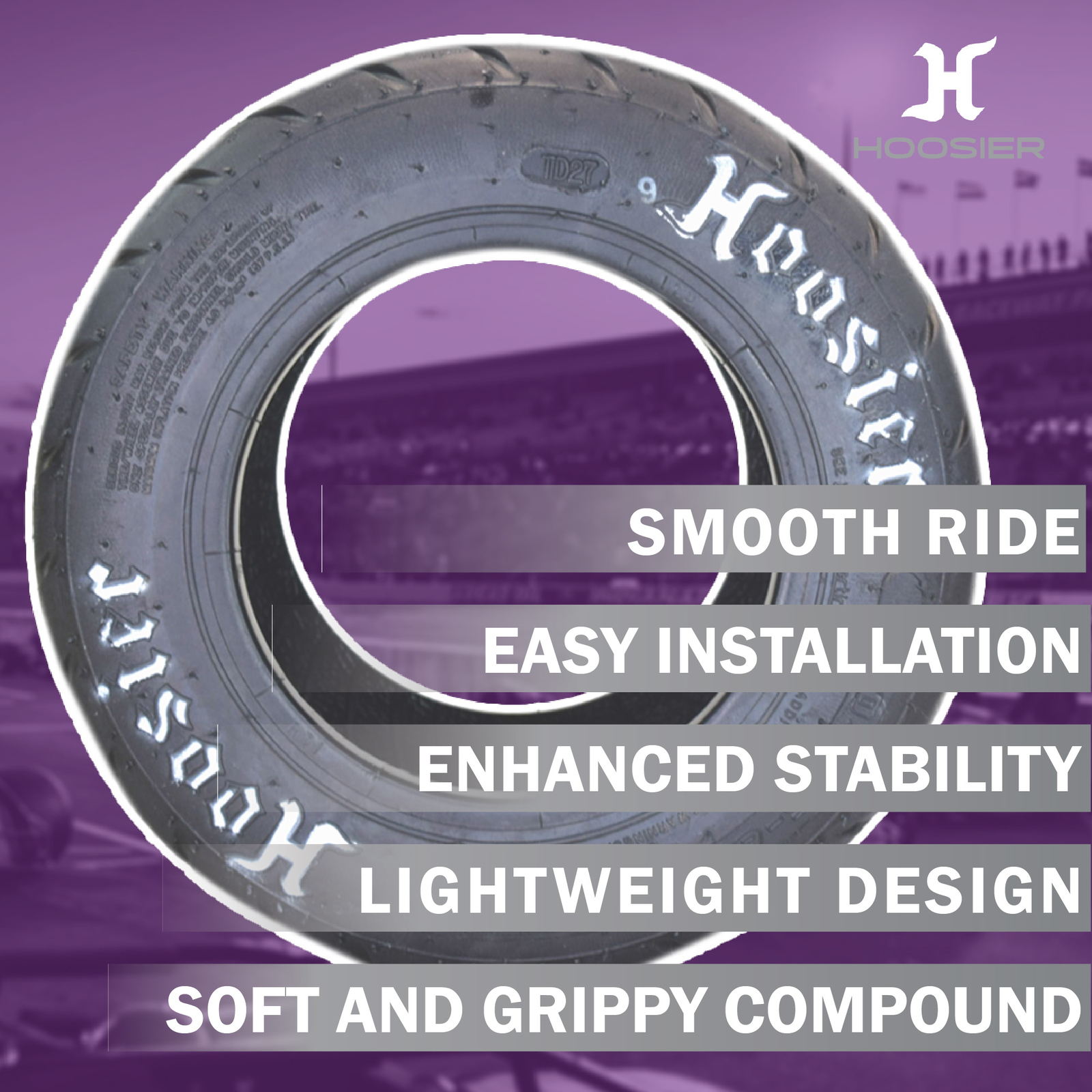 Hoosier 11.0x5.5-6 Treaded Tire for Onewheel+XR, Onewheel+ S Series (5.5/11.0-6)