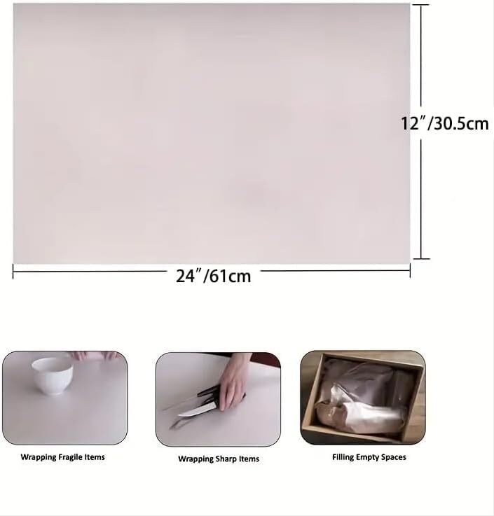 100 Sheets Packing Paper for Moving, Newsprint Paper for Packing Wrapping