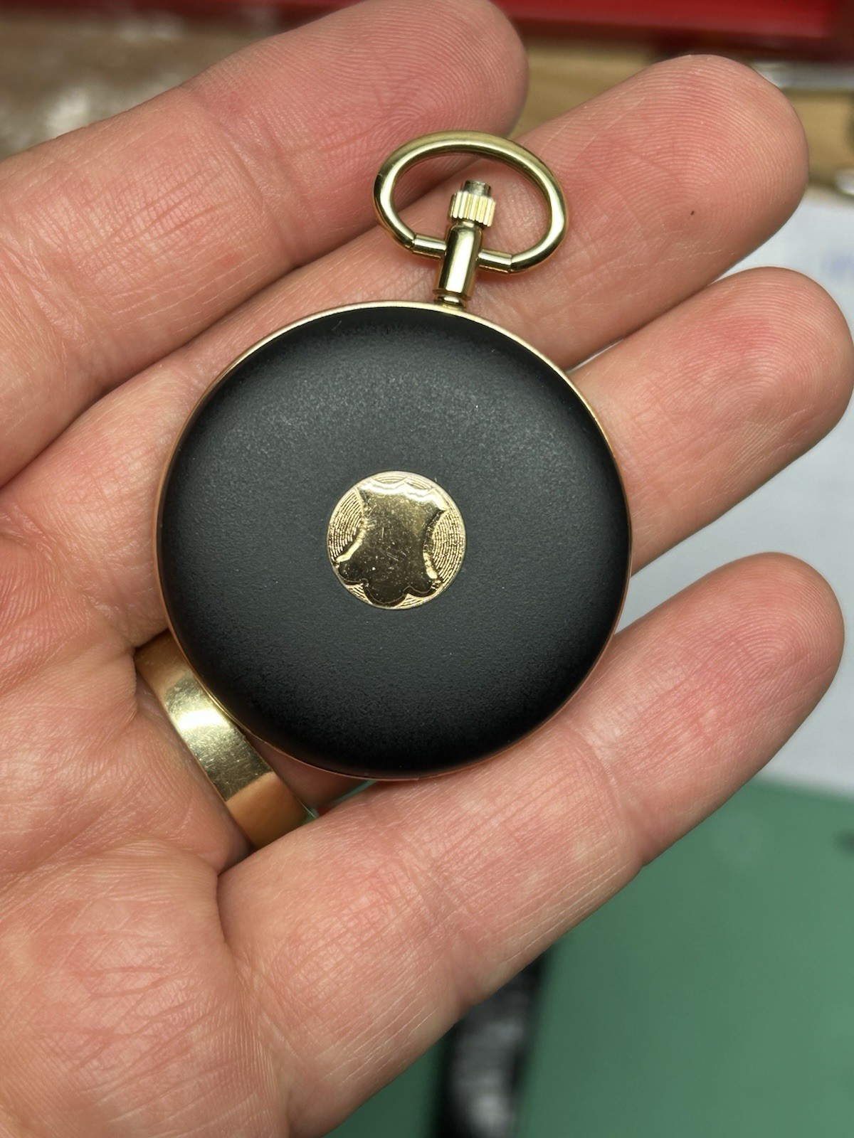 Jules Jurgensen Quartz Pocket Watch NOT Running Read