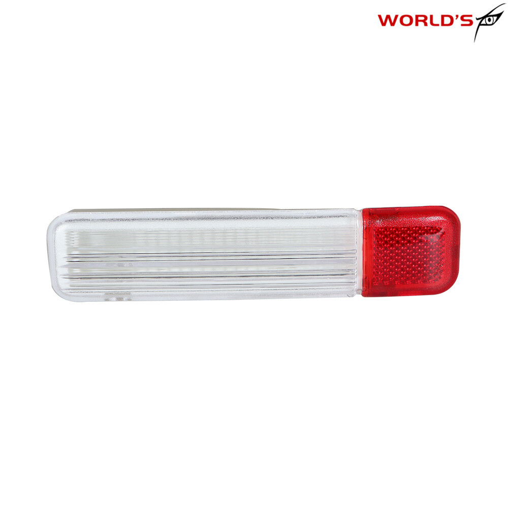 For 01-06 Chevy Silverado GMC Sierra Pair Plastic Door Reflector Light Panel L+R