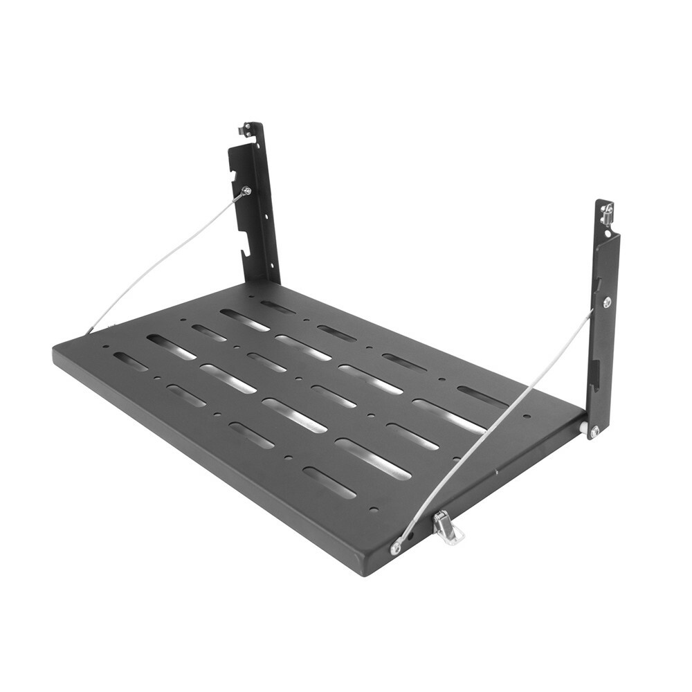 Black Steel Tailgate Table Foldable Cargo Shelf fit 1997-2006 Jeep Wrangler TJ