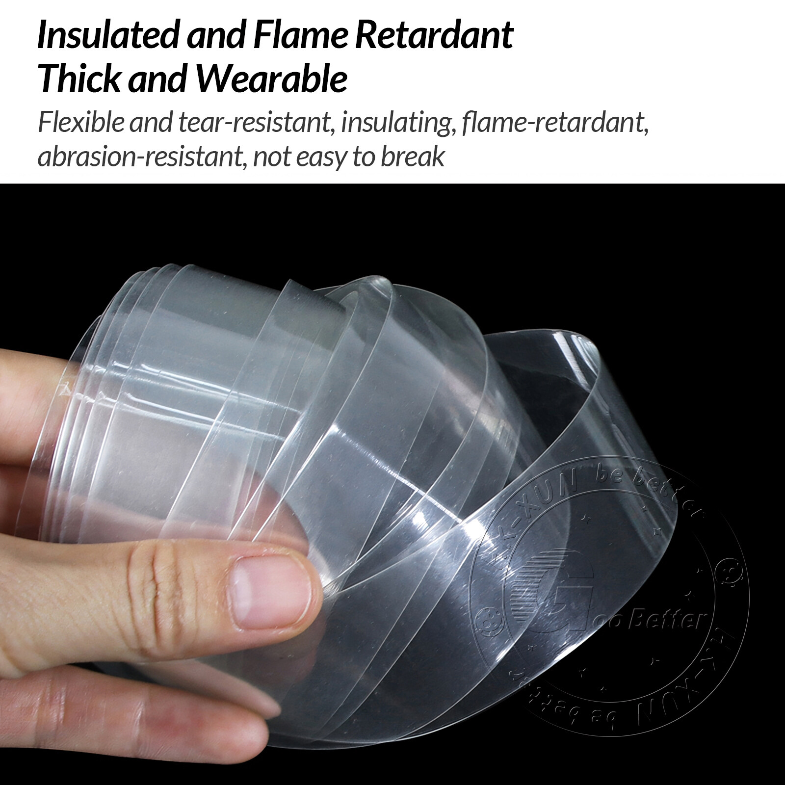 PVC Heat Shrink Tubing Wrap RC Battery Pack 7mm-500mm Wide LiPO NiMH NiCd Clear