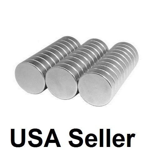 Lot 25 50 100 Pcs Round Disc Magnets Rare Earth Neodymium Magnet N50 N48 N52 N42