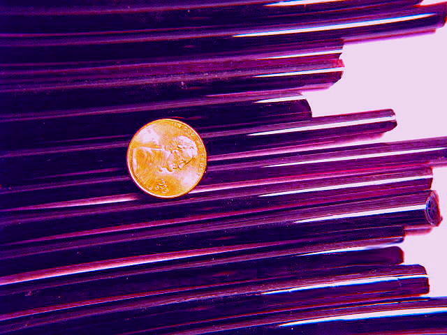 1lb Devardi Glass Rods Lampwork COE 104 Tr xDrk Violet