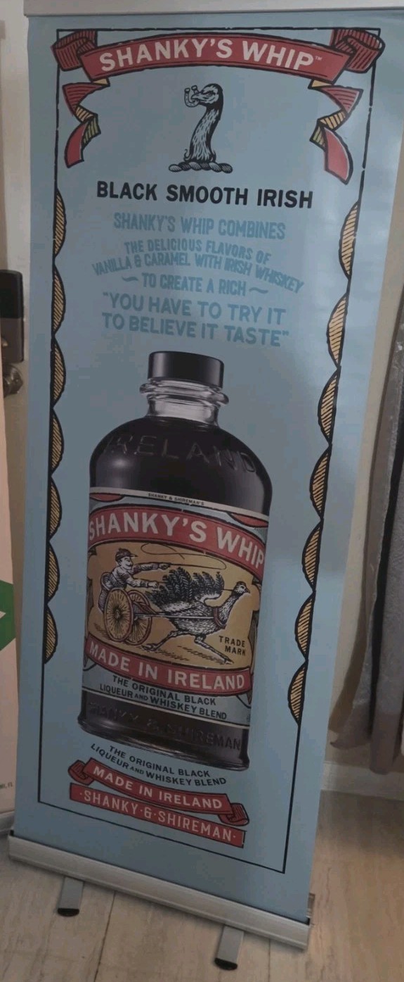 Bundle Of 3 Retractable Banner Stand 24"x 63" Roll Up Stand + Carrying Bags