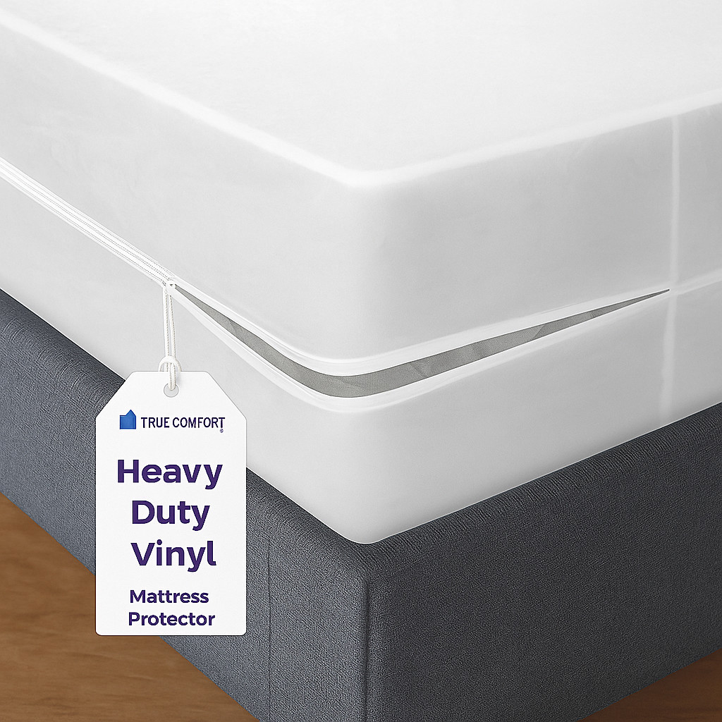 Zippered Mattress Encasement Waterproof Bed Bug Mattress Protector Cover Pad