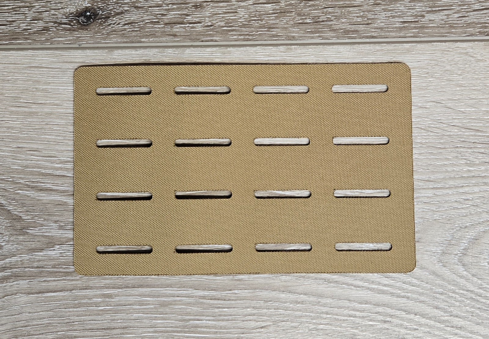 Laser Cut PALS MOLLE Panel Customizable Sew On Squadron B52 Fabric Tactical