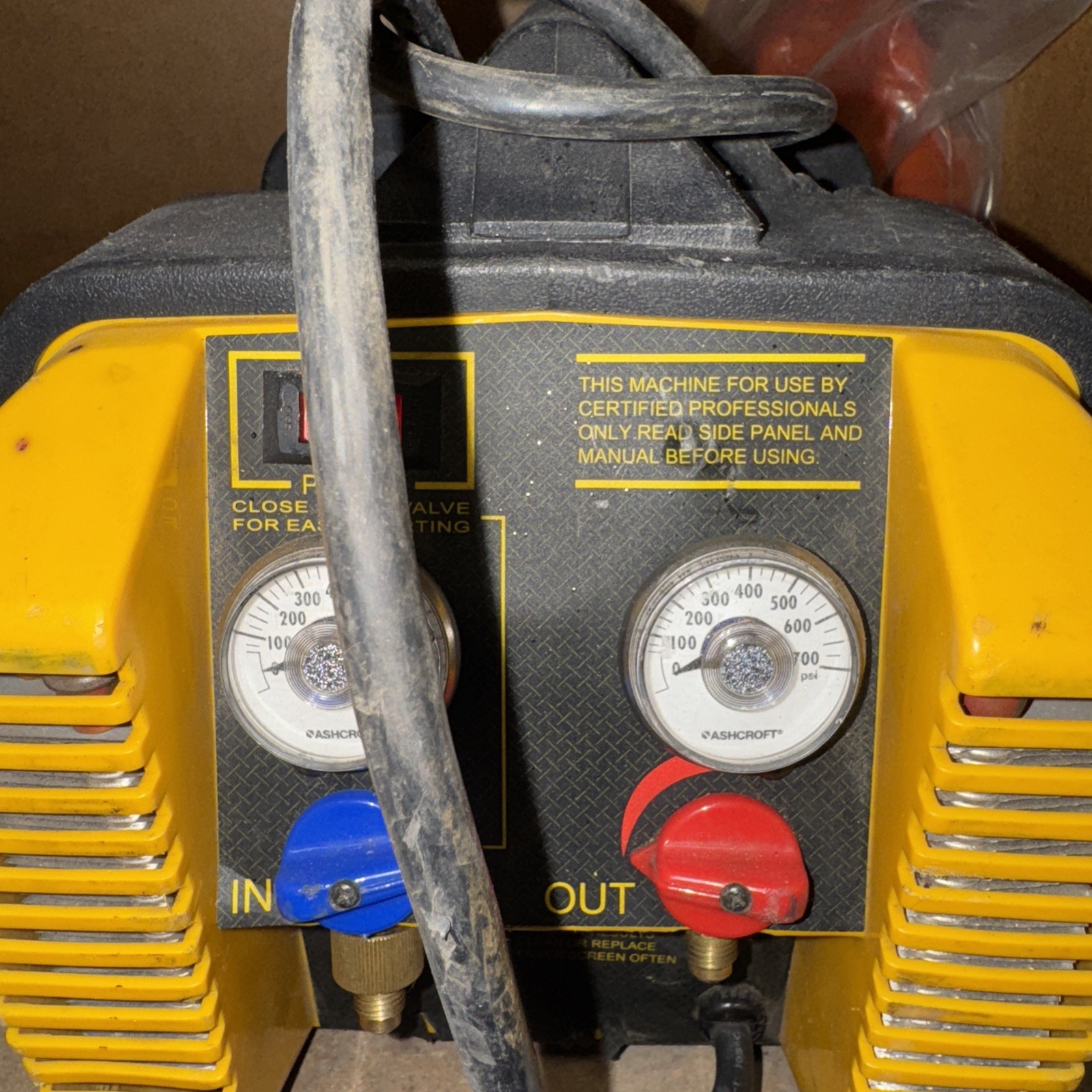 APPION G5 TWIN CYLINDER CONDENSER REFRIGERANT RECOVERY UNIT