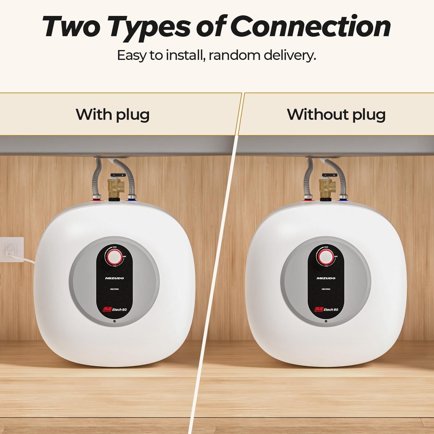 【99% NEW】8 Gallon Electric Mini-Tank Water Heater Shower Compact Storage 1440W