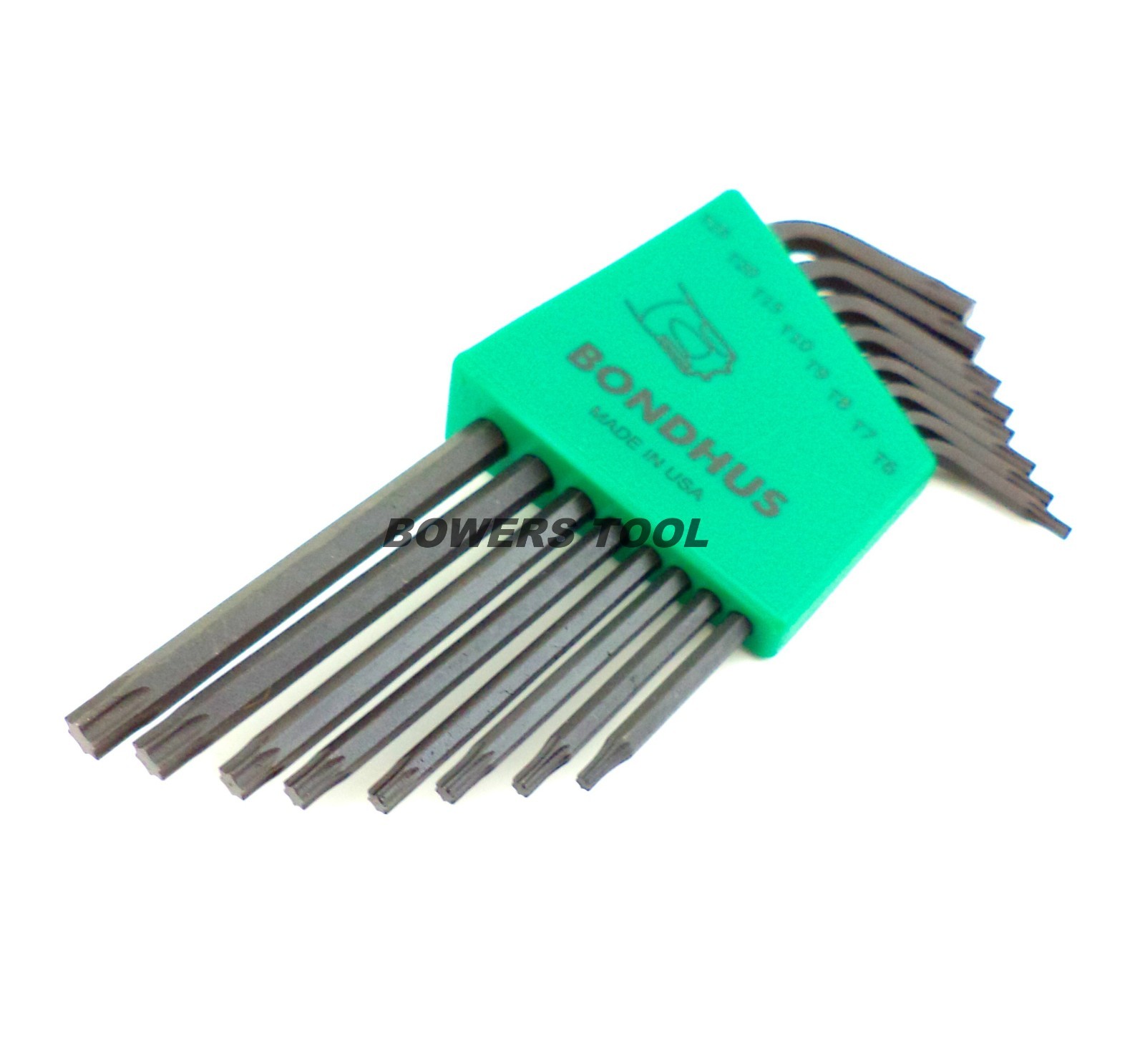 Bondhus 8pc Torx Star L Wrench Set T6-T25 MADE IN USA 31832 ProGuard Protanium