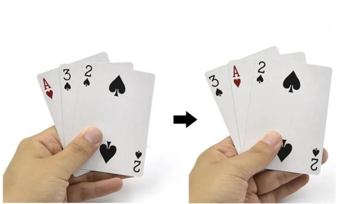 Magic Trick Three Card Monte Impossible Follow Gimmick Cards T17
