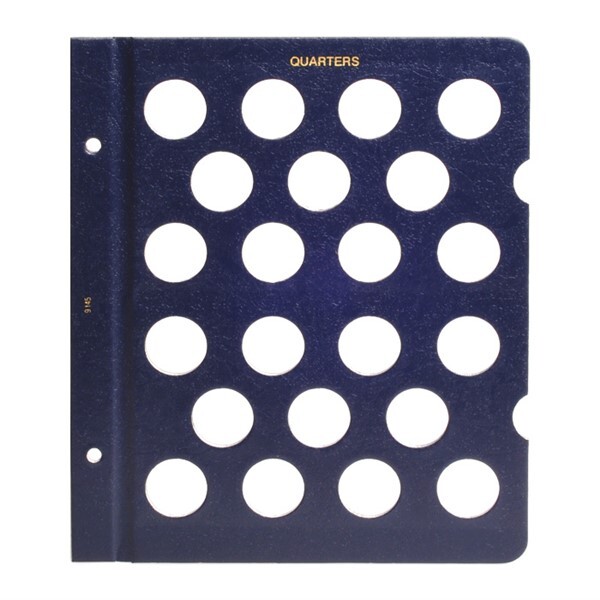 Whitman Classic Blue Album For US Quarters Coins Collection Blank No Dates New