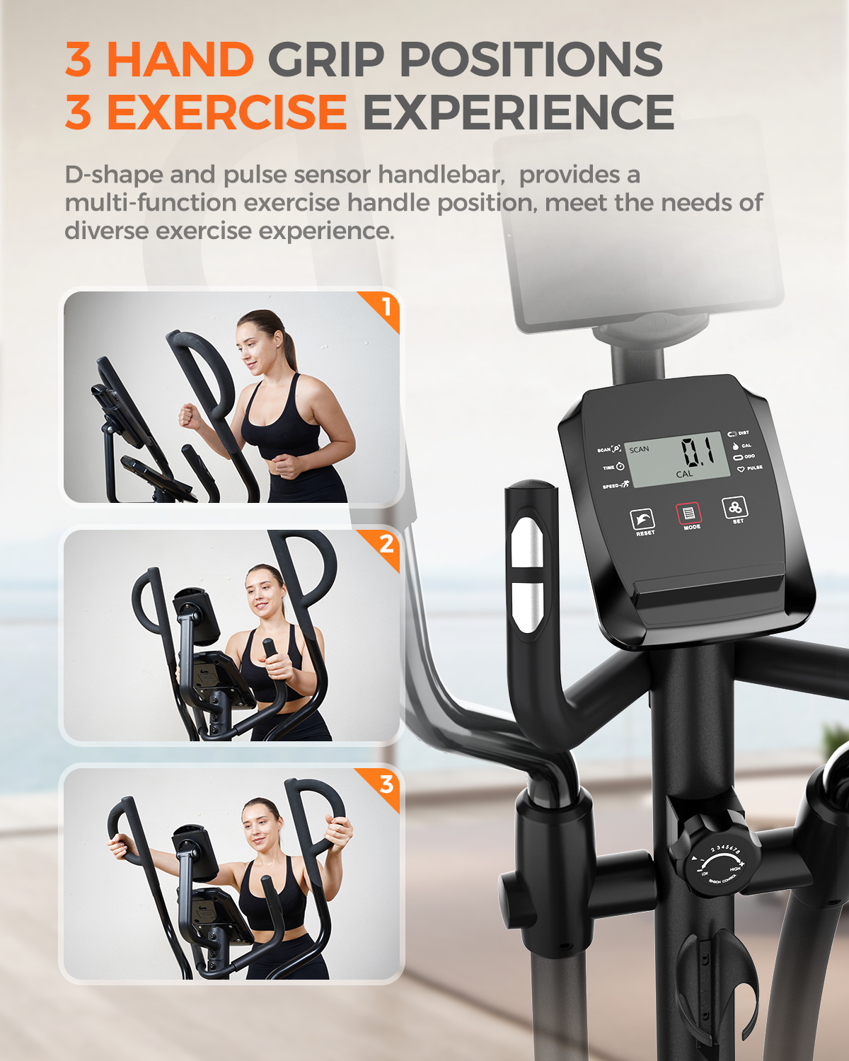 Home Elliptical Machine Elliptical Machines Hyper Quiet Magnetic Driving System