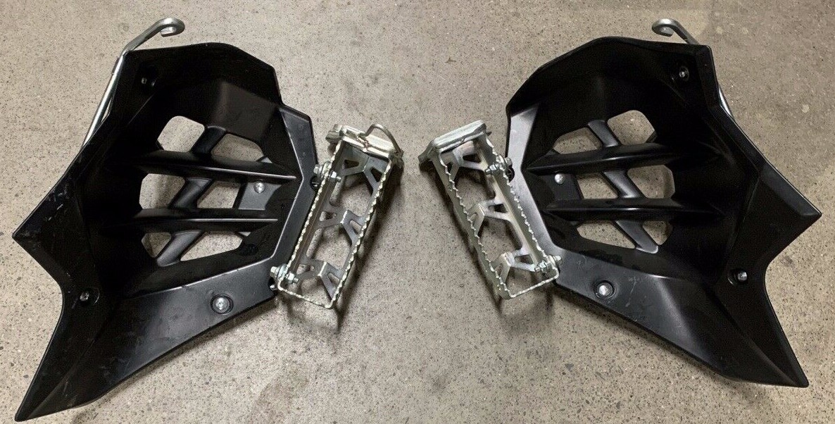 YAMAHA YFZ450R NEW NTO FOOT PEGS HEEL/FOOT GUARDS 2014-2015-2016 14-15-16 20 22