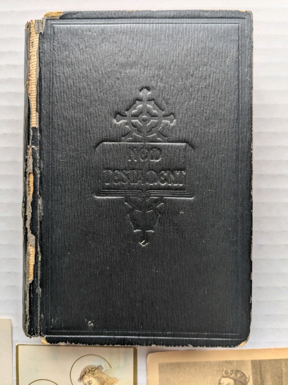 Vintage Catholic Funeral Mass Card Lot (27) 1950s–60s + Douay-Rheims Bible