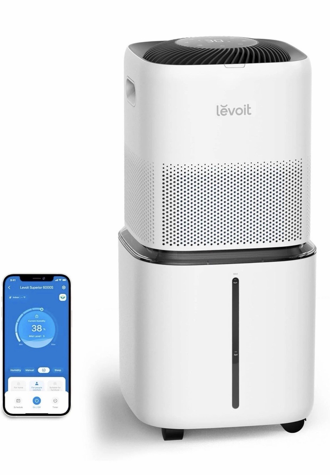 LEVOIT Superior 6000S Smart Evaporative Humidifiers for Whole House Missing Hose