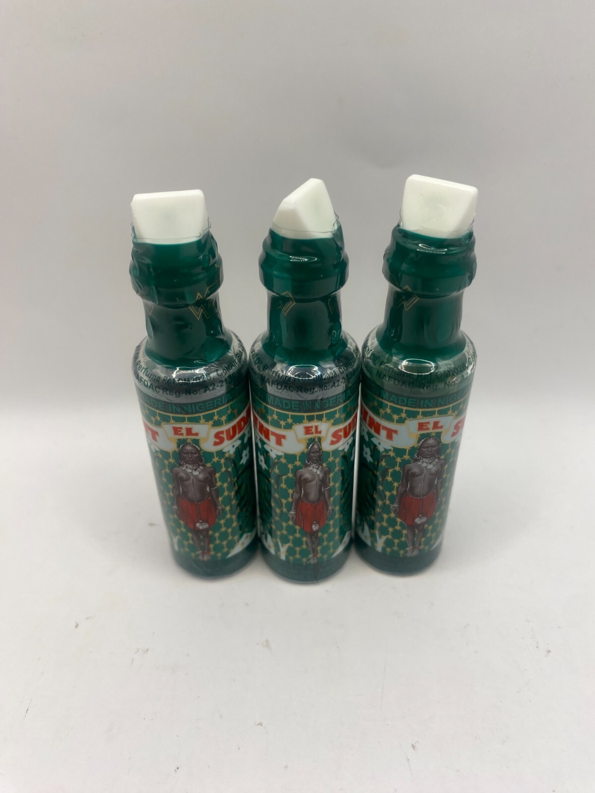 Bint El Sudan Original & Authentic Spiritual Perfume Oil, Green Sleeve. 12ml X 3