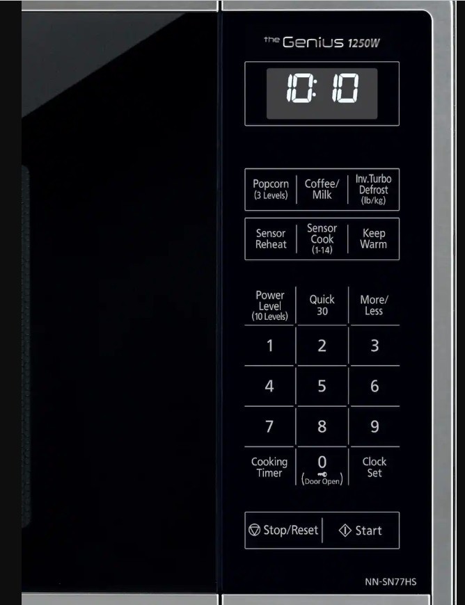 Panasonic 1.6 Cu.ft 1250 Watt Countertop Microwave Oven with Cyclonic Inverter