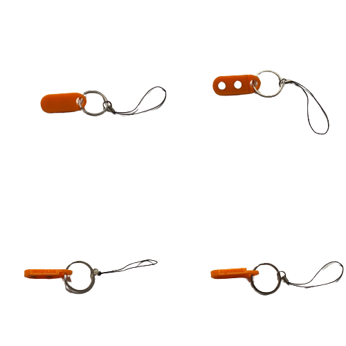 Minelab Equinox 800 charging port magnetic cover with lanyard.