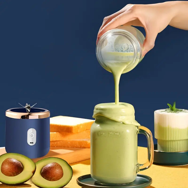 Portable Electric Juicer Cup Fruit Blender Maker Bottle Mixer USB Rechargeable