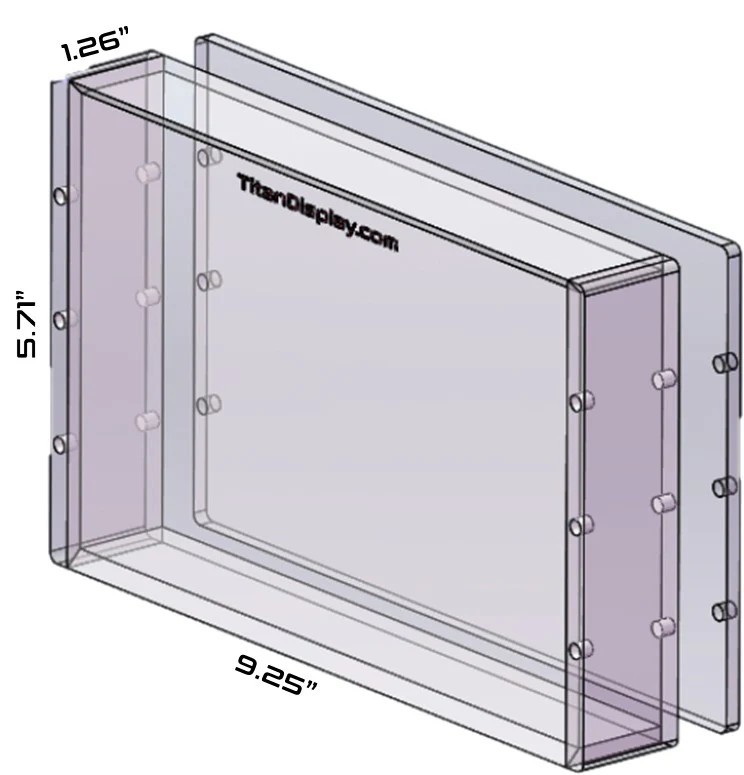 Acrylic Display Case Magnetic Lid FITS 2025-26 Topps Chrome Basketball Hobby Box
