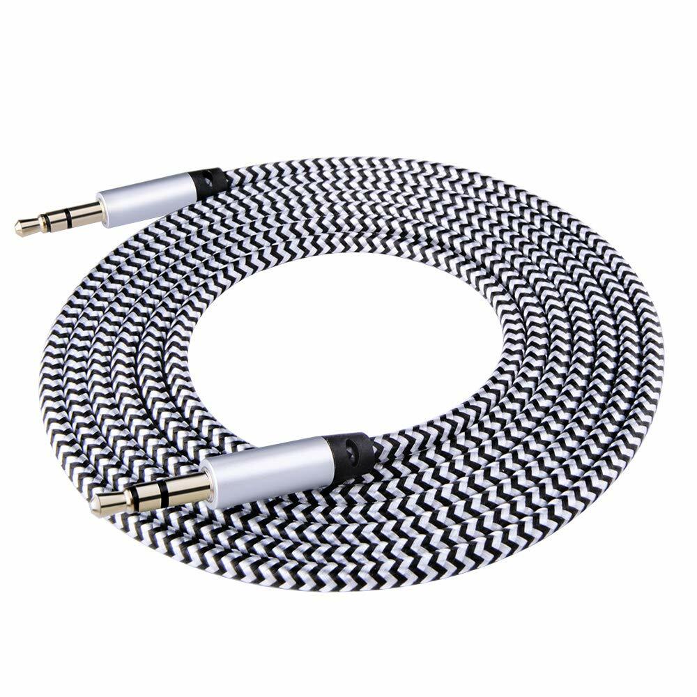 2PACK Aux Cord 3.5mm Male to Male Auxiliary Audio Cable For Car Headphone iPhone