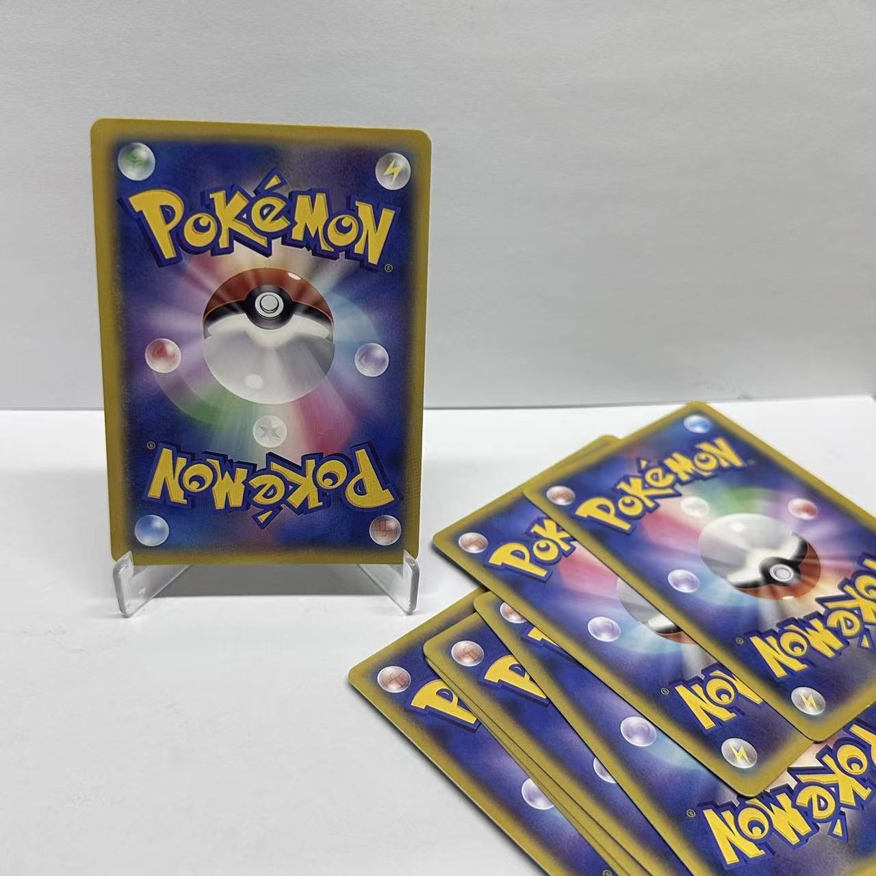 POKEMON PIKACHU PONCHO CHARIZARD MARIO LUIGI RAYQUAZA COMPLETE SET 8 Card