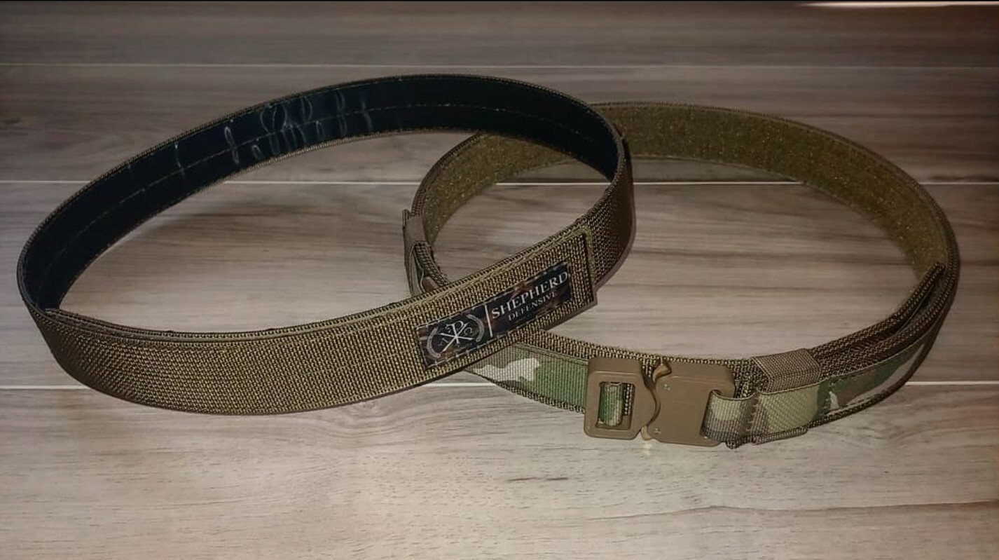 SHEPHERD Low-Profile EDC BELT - HOOK OR LOOP - [ INNER BELT ] - 1.5" Width
