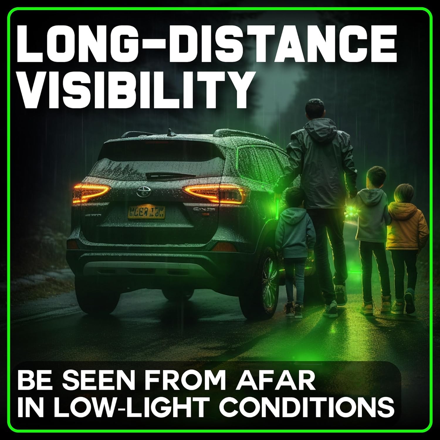 Military Grade Green Glow Sticks - 25 Pack - 12 Hour Bulk Tactical Light Sticks