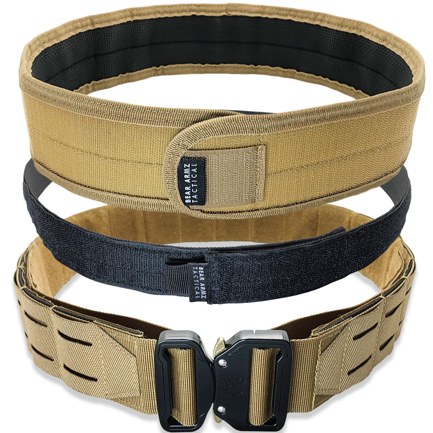 Bear Armz Tactical Battle Belt | Molle Riggers Belt | War Belt | Heavy Duty Pad