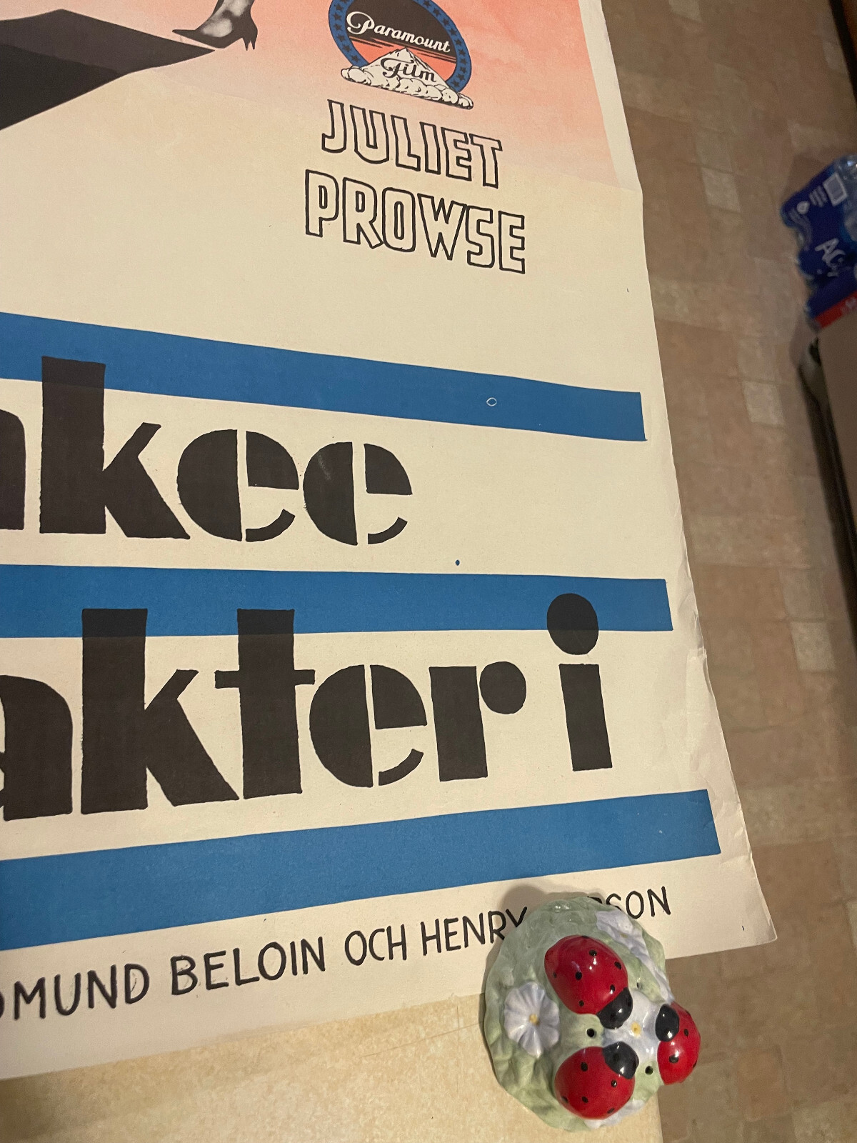 Original Elvis Presley G.I. Blues Movie Poster Swedish 1960