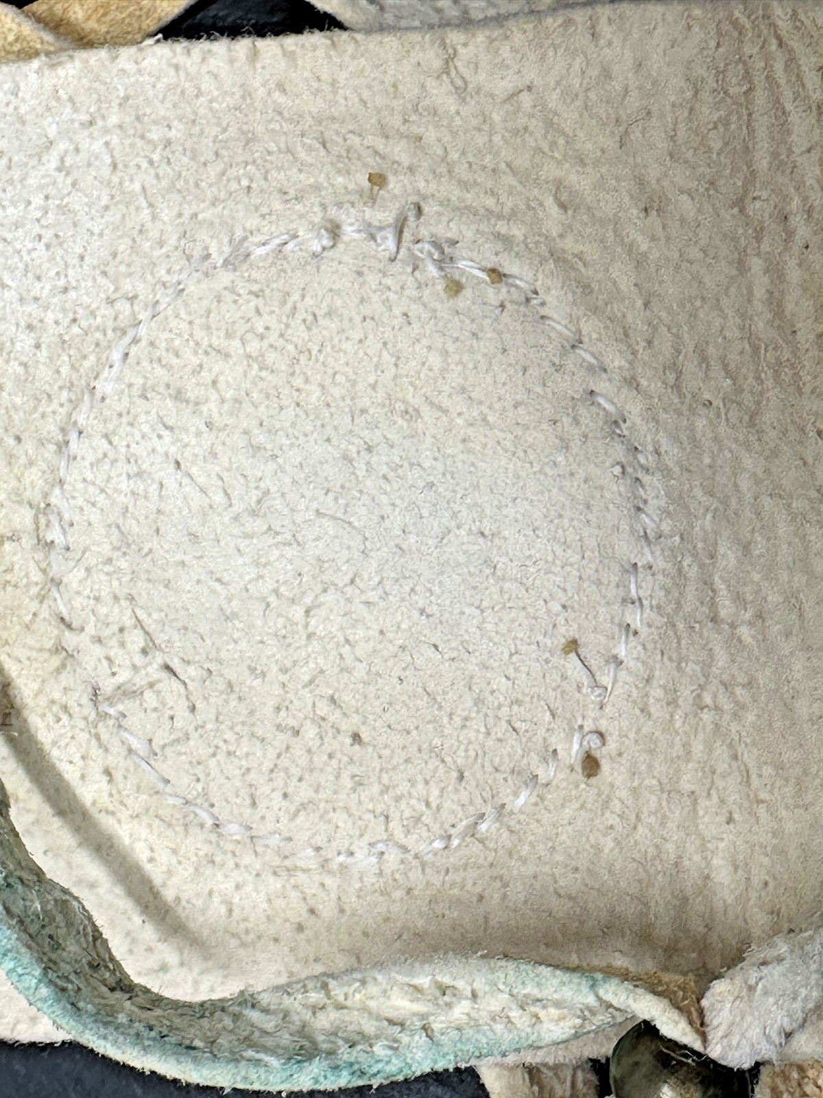 VERY RARE 2003 SACAJAWEA 1.5" MACO BRONZE PEACE MEDAL & MONTANA SUEDE POUCH M871