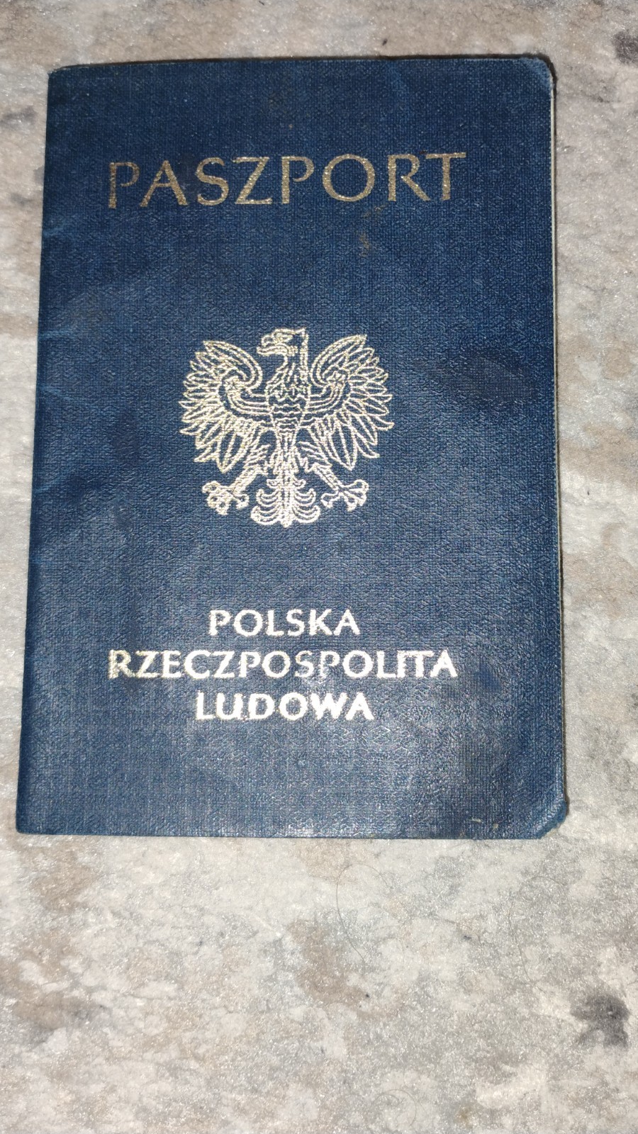 VINTAGE PASSPORT POLAND 1989 TRAVEL TEEN 14 Y.O