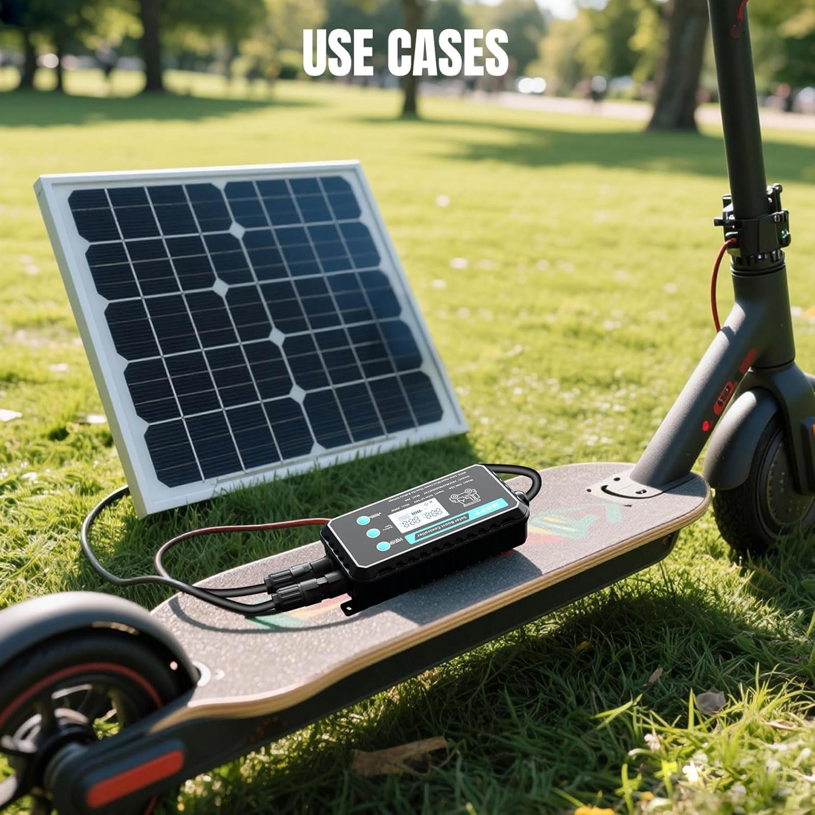 MPPT Solar Boost Controller for Solar Panels with MC4 Connector