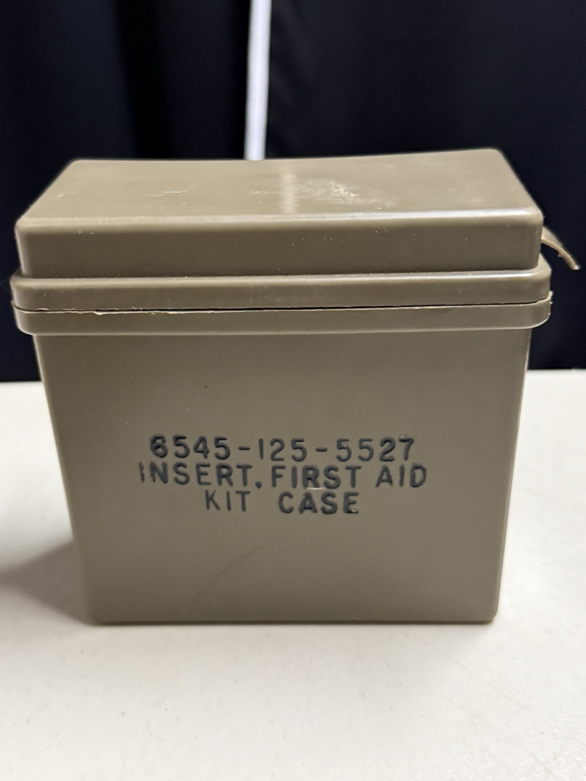 Vintage US Army Military First Aid Kit Individual US Contents Pouch Case