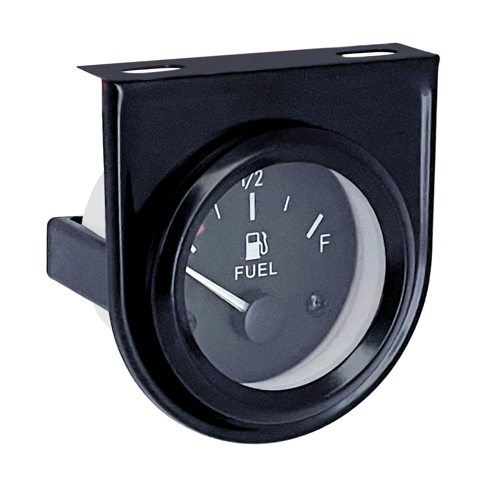 2" Universal Fuel Level Gauge E-1/2-F Pointer 52mm Fuel Tank Meter LED 12V