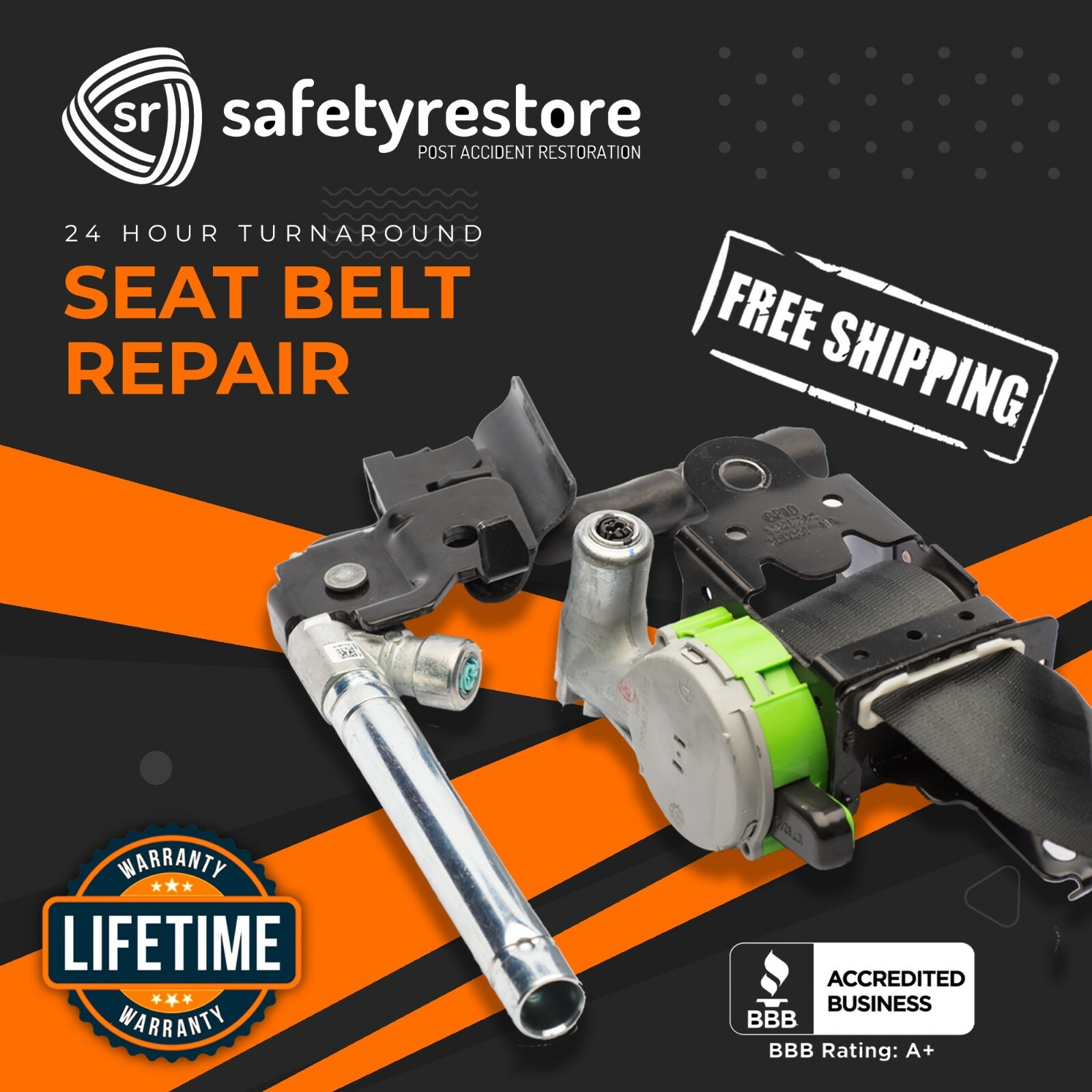 For ALL Triple Stage Seat Belt Repair Service After Accident