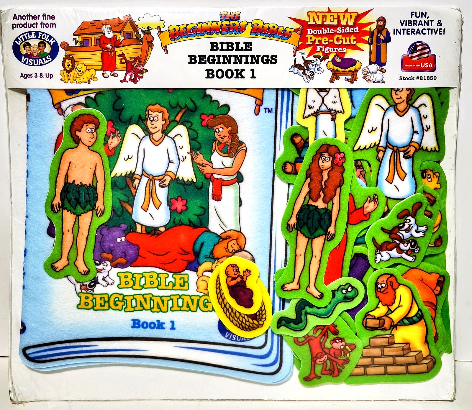 The Beginners Bible -  Bible Beginnings Book 1 - 6 Stories - Vintage 1999 - New