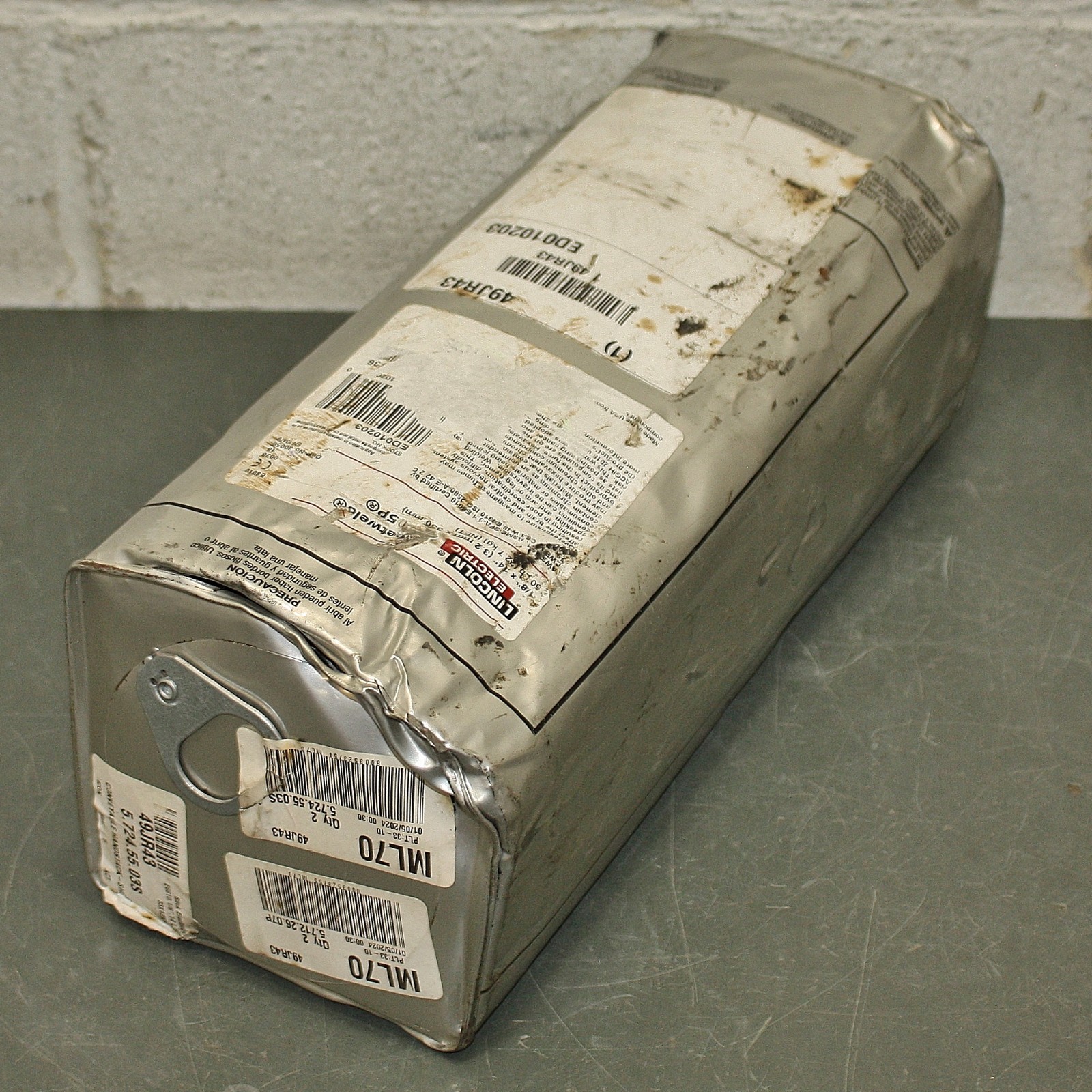 (50lbs) Lincoln Electric Fleetweld 5P Stick Electrodes E6010, 1/8 x 14", Welding