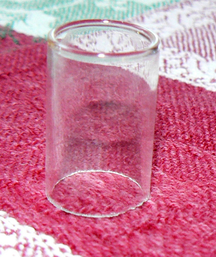 Custom cut glass dome for antique Steinite other crystal radio detectors