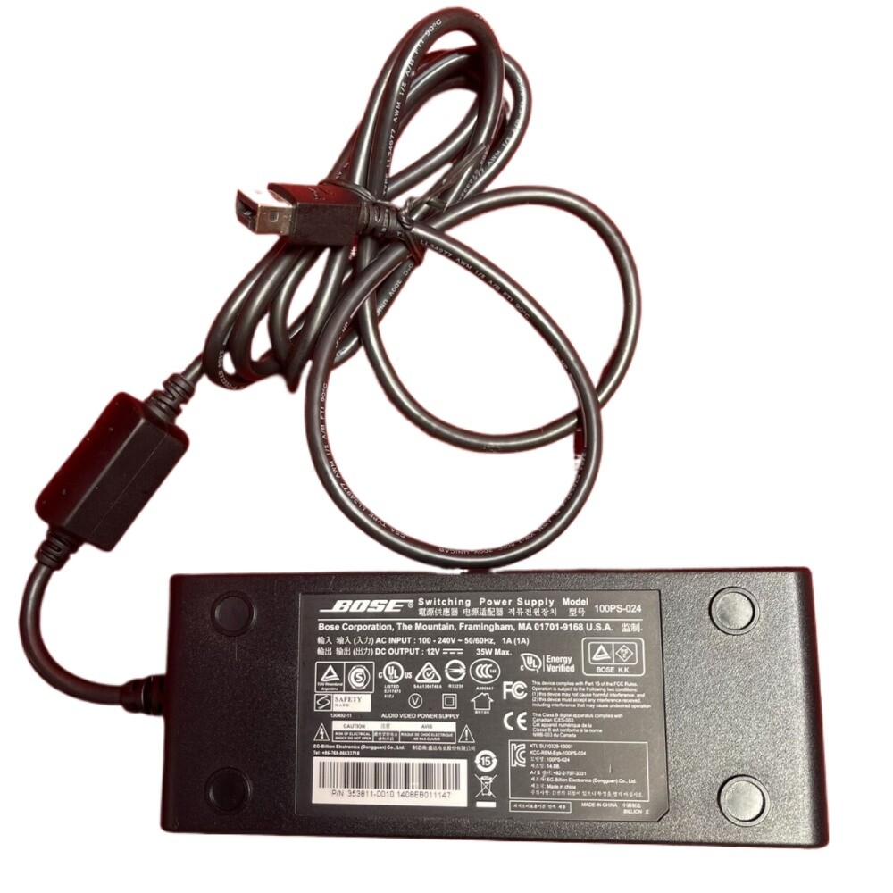 Original BOSE T20 V35 520 525 535 Adapter 12V 35W Power Charger Supply 100PS-024