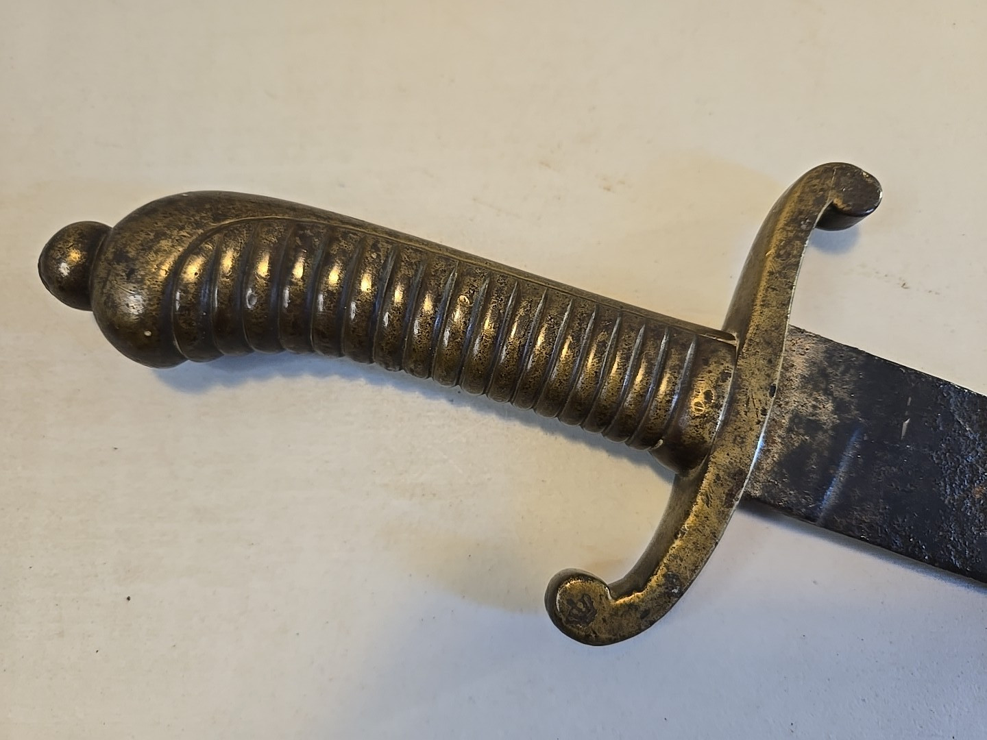 Model 1845 German Prussian Infantry Fusilier Falchion Hanger Short Sword Saber