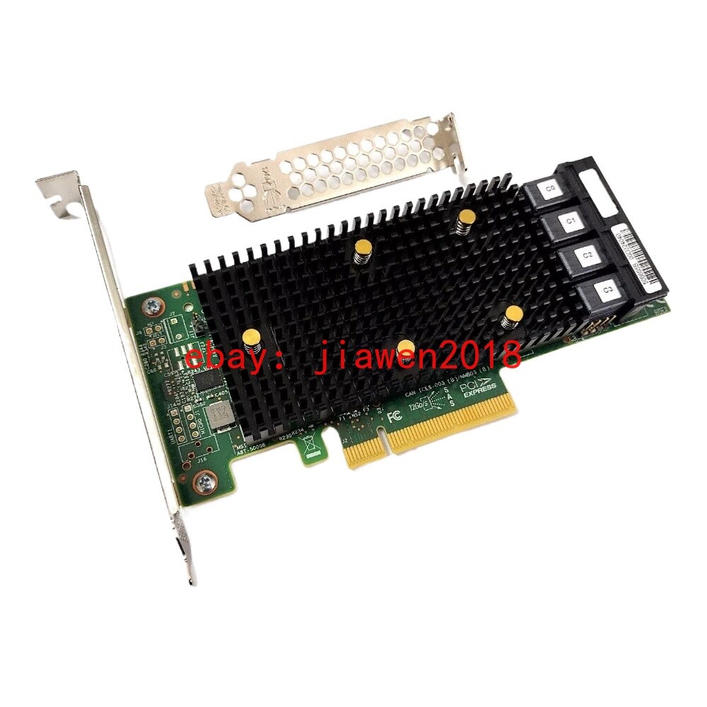 Lenovo 430-16i LSI SAS3416 9400-16i Tri-Mode HBA Controller 12G IT Mode NAS US